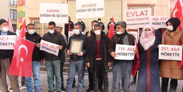 Evlat nöbetinde aile sayısı 257'ye çıktı