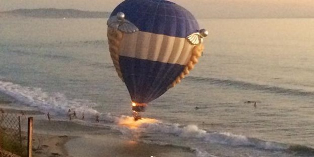 Evlenmek için kiraladıkları balonda ölümden döndüler