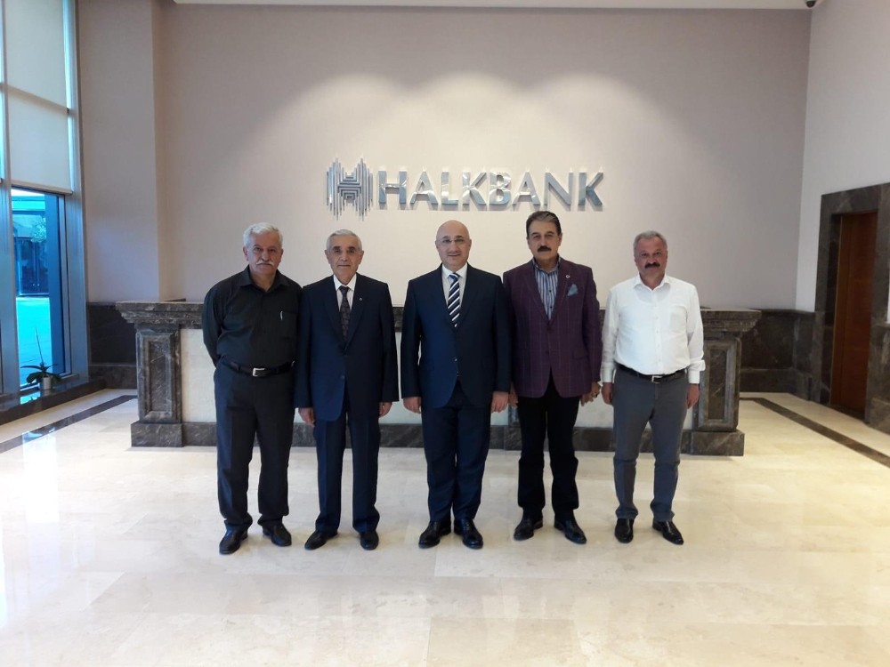 Evren’den Halk Bankası Genel Müdürü Arslan’a ziyaret 