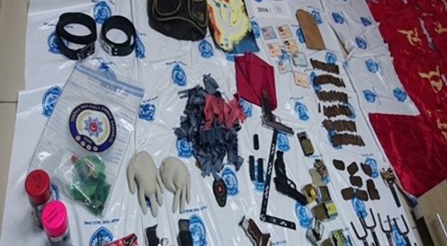 Eylem hazırlığındayken yakalanan teröristler tutuklandı