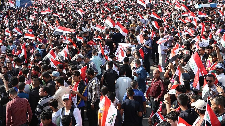 'Eylem sırasında silah taşımayın, Irak bayrağı taşıyın'