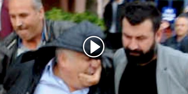 Eylemci polisi ısırdı