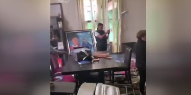 Eylemciler Bolivya Devlet Başkanı'nın evini yağmaladı