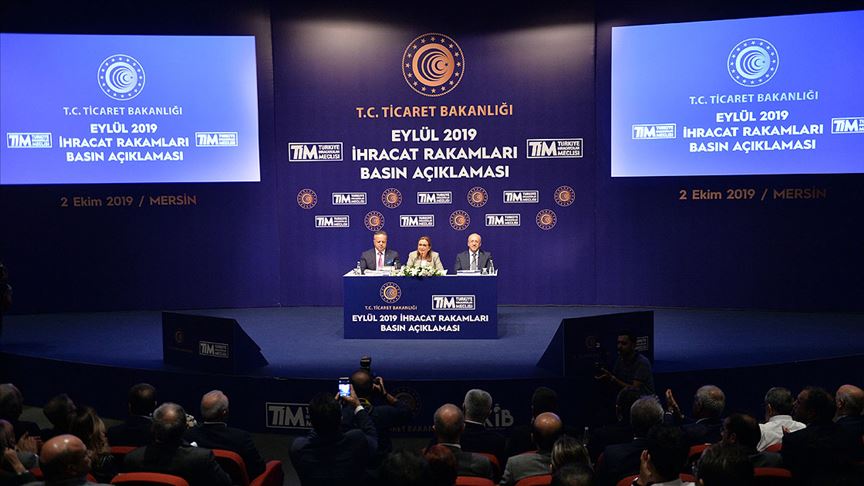 Eylül ayı ihracat rakamları belli oldu