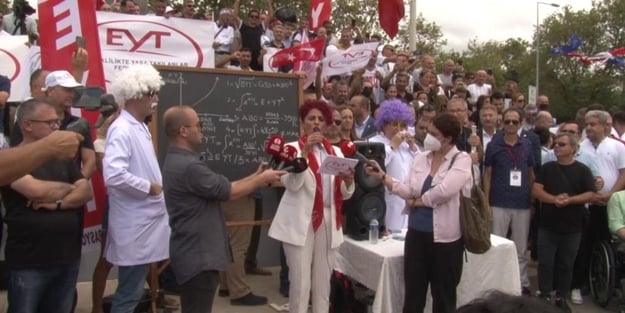 EYT'liler eylem yaptı: Hukuk kurallarına aykırı bir şekilde...