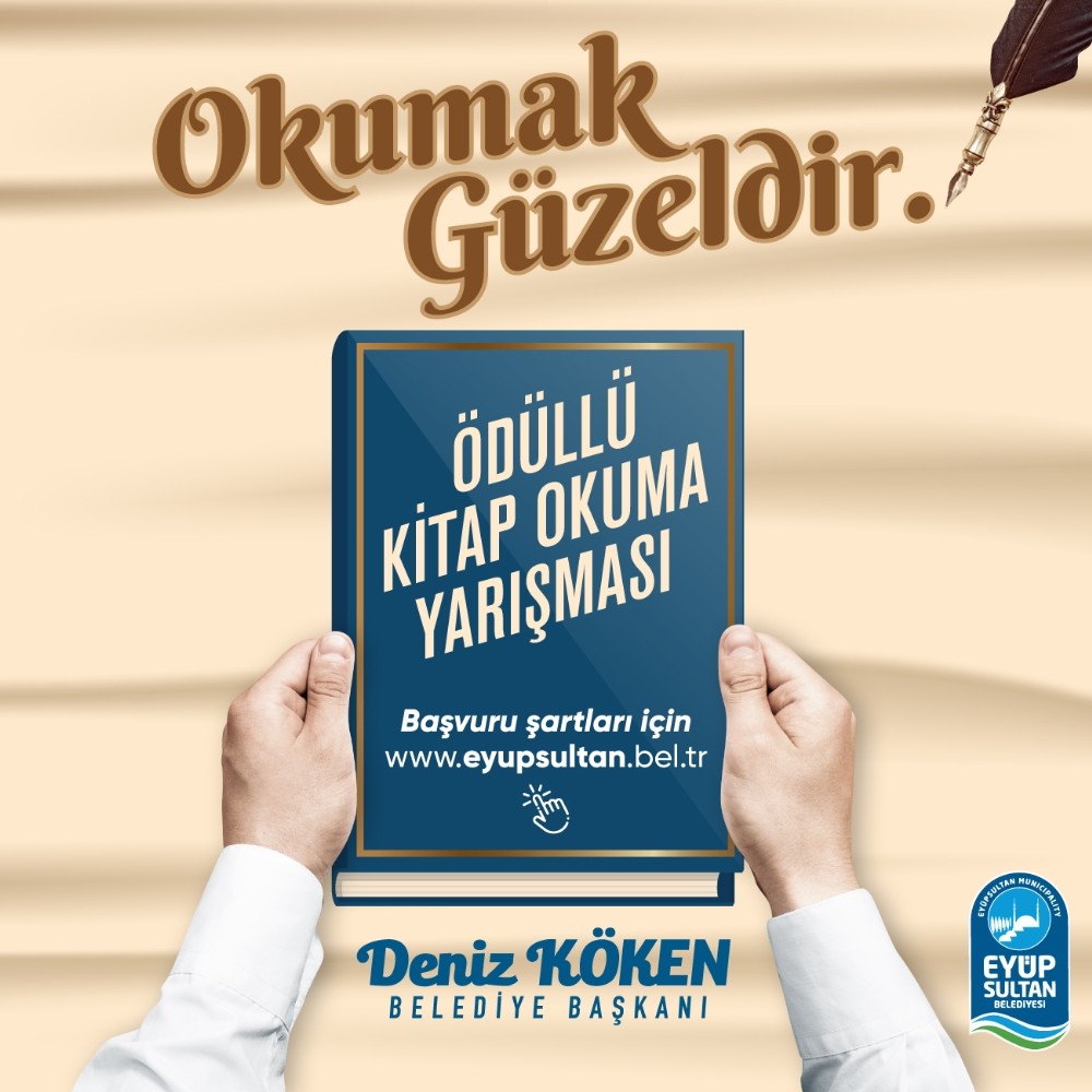 Eyüpsultan Belediyesi’nden kitap okuma yarışması 