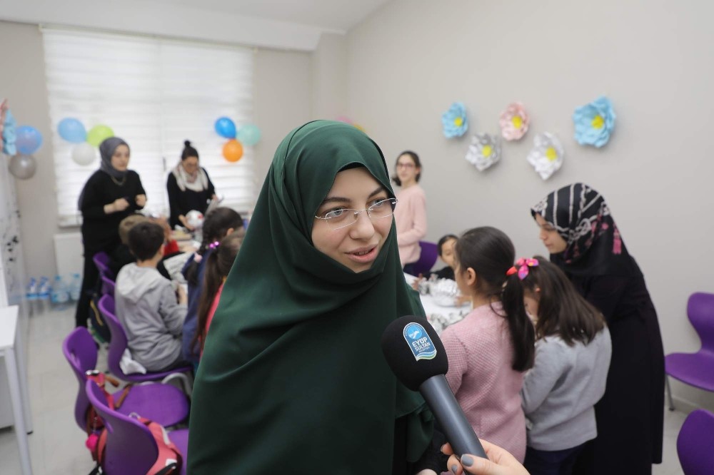 Eyüpsultan Belediyesinin Anne Çocuk Atölyeleri başladı 