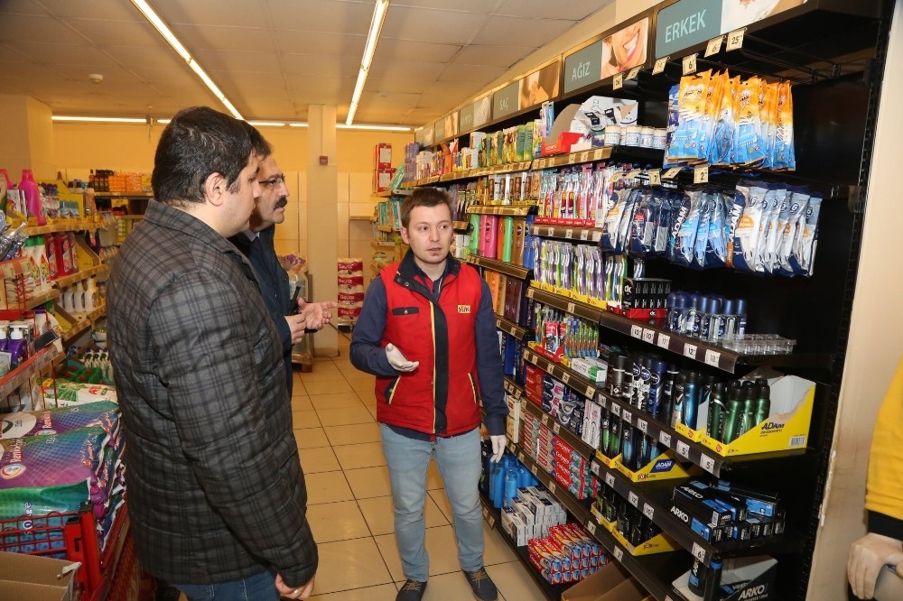 Eyüpsultan marketlerinde fahiş fiyat denetimi 