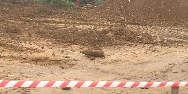 Eyüpsultan'da top mermisi bulundu! Patlatıldı