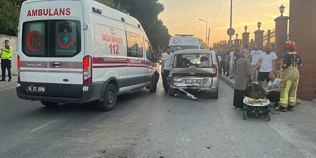 Eyüpsultan’da trafik kazası: 3 yaralı