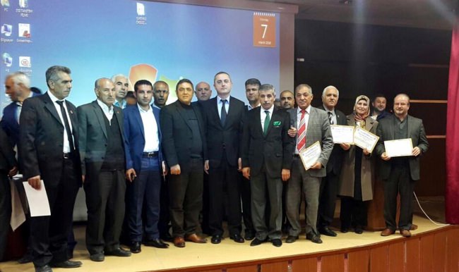 Eyyübiye Kaymakamı Kaya, muhtarlarla buluştu