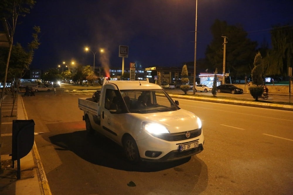 Eyyübiye’de haşereyle mücadele operasyonu sürüyor 