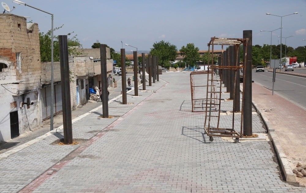 Eyyübiye’de kapalı semt pazarı çalışması 