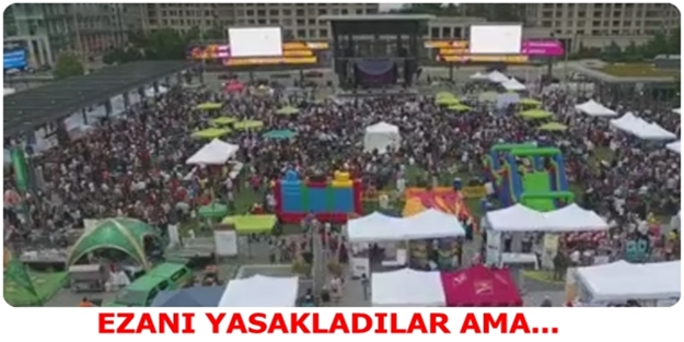 Ezanın yasak olduğu Kanada’da ezan sesleri arşa yükseldi