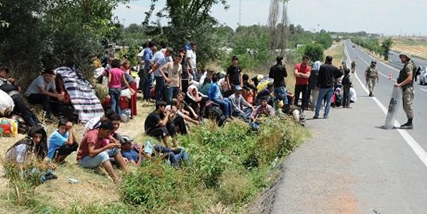 Ezidiler, Diyarbakır kampını terketti