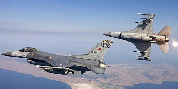 F-16'lara Suriye'den taciz