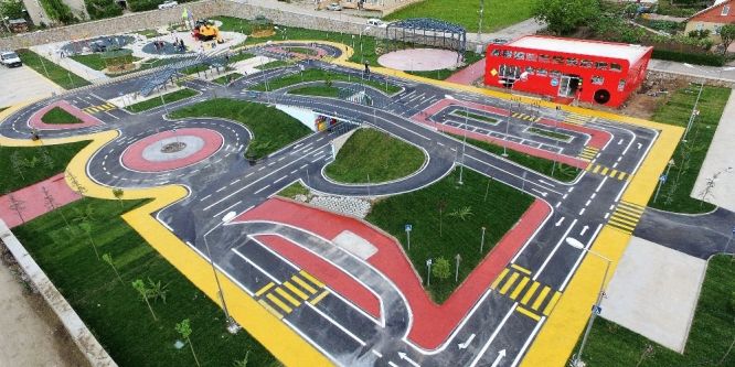 Çocuk Trafik Parkı’nda sona doğru