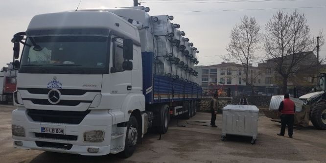 Yeni çöp konteynerleri dağıtılacak