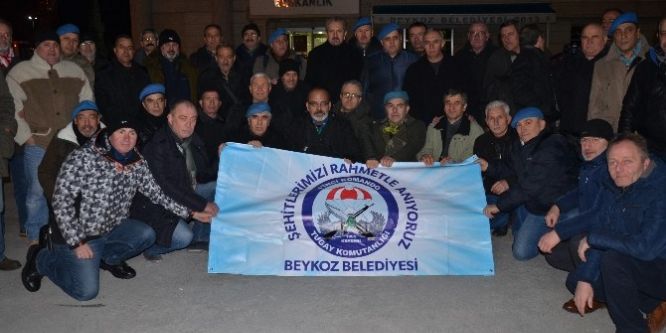 Mavi bereli tertiplerden Kayseri şehitlerine vefa