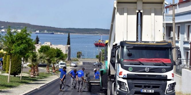 Yalı mahallesinde asfalt çalışmaları tamamlandı