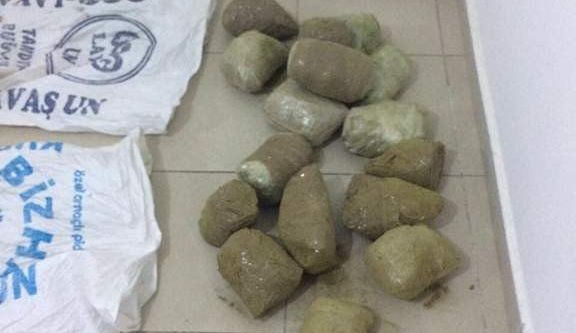 12 kilo esrar ele geçirildi