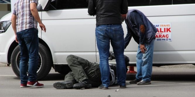 Samsun’da motosiklet kazası: 1 yaralı