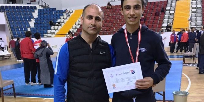Malatyalı sporcu Türkiye 3.'sü oldu