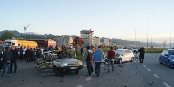 Giresun’da trafik kazası: 1 ölü, 3 yaralı