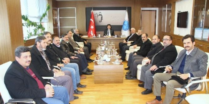 Rektör Prof. Dr. Mustafa Doğan Karacoşkun’a ziyaret devam ediyor