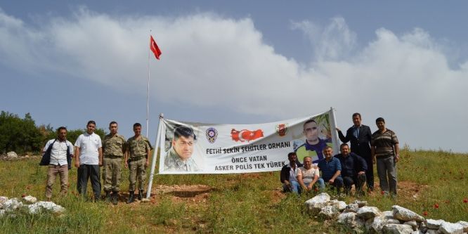 Besni’de Fethi Sekin Hatıra Ormanı oluşturuldu