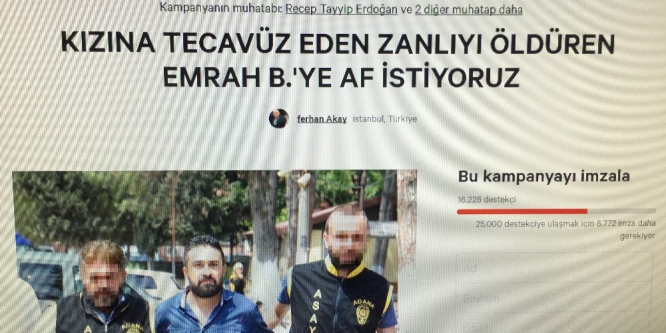 Kızına tecavüz edeni öldüren babanın affedilmesi için 16 bin imza