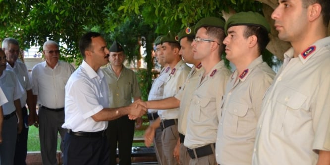 Bozyazı’da bayramlaşma