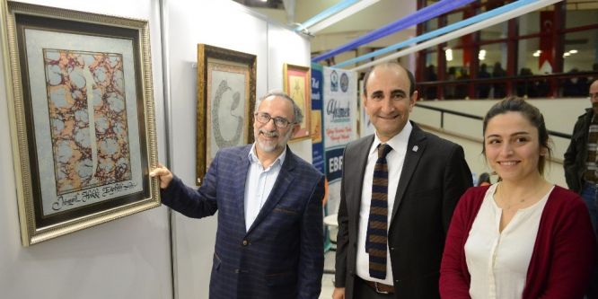 Yıldırım’da hat ve ebru sergisi