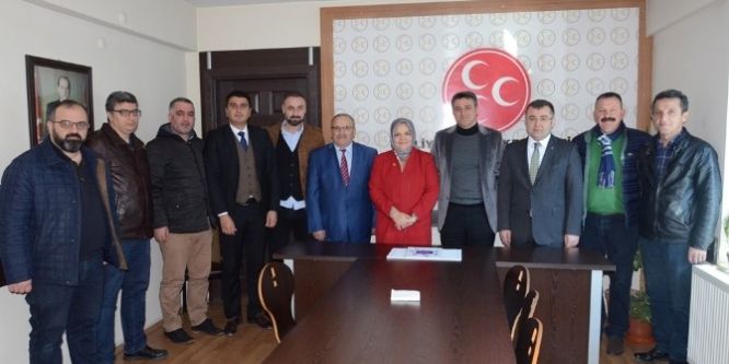 AK Parti’den MHP Düzce İl Teşkilatı'na ziyaret!