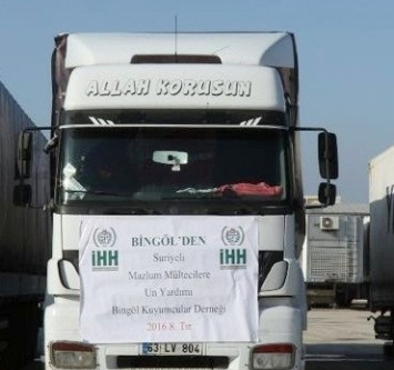 Halep’e yardım gönderdiler.