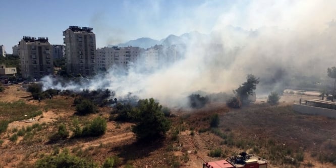 Antalya’da orman yangını