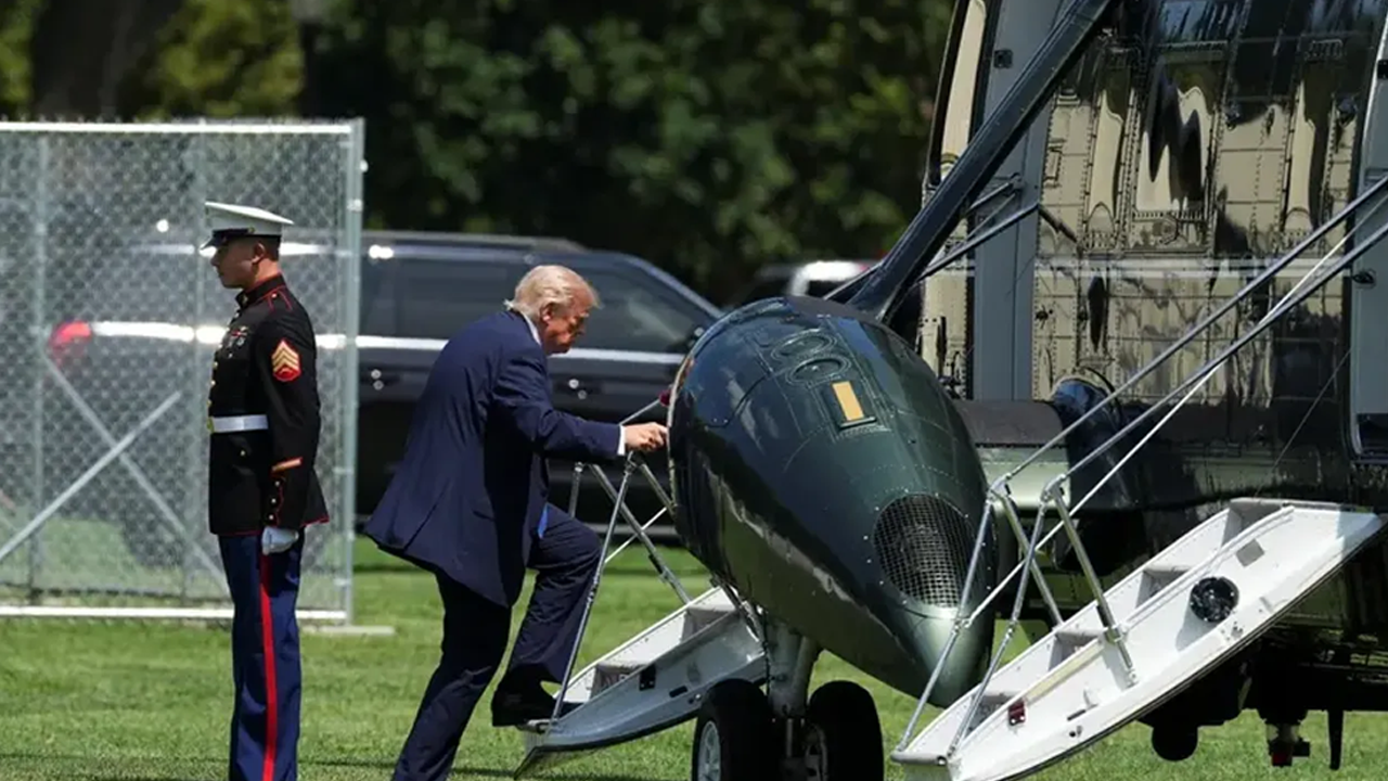 FAA açıkladı! Trump'ı taşıyan helikopter için alarm!
