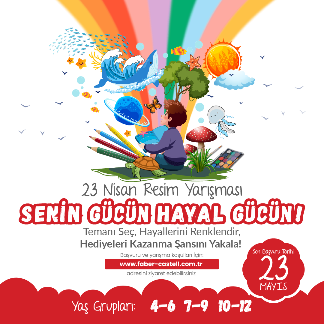 Faber-Castell resim yarışması ile çocuklar hayal gücünü renklendiriyor!