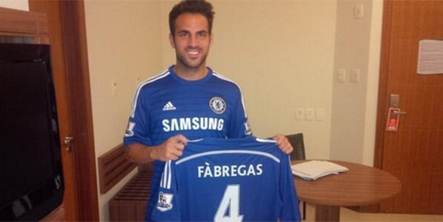 Fabregas Chelsea'ye transfer oldu