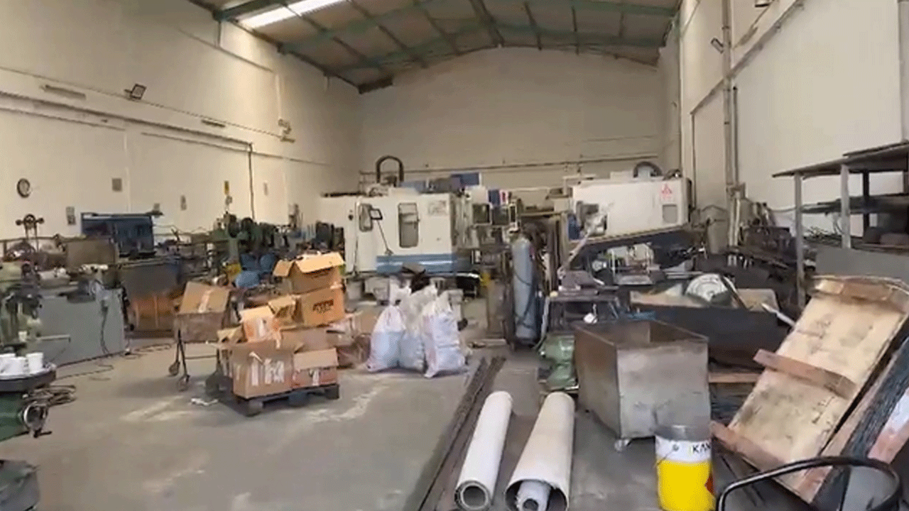 Fabrika değil cephanelik! Ortaya çıkanlar şoke etti