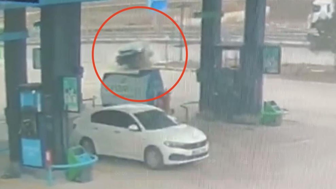 Faciadan kıl payı dönüldü! Otomobil benzinliğe böyle daldı