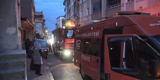 Facianın eşiğinden dönüldü! Doğal gaz kombisi alev alev yandı