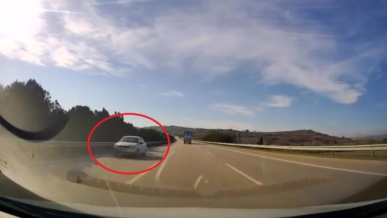 Faciaya yol açıyordu! 150 kilometre hızla ters şeritten bakın nasıl ilerledi