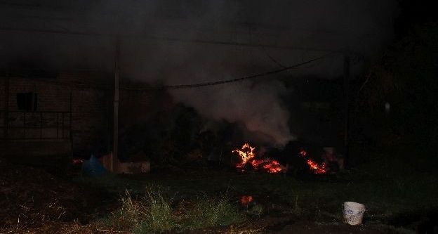 Çine’de alevli gece