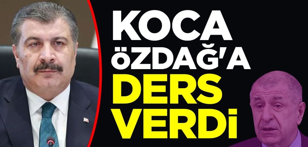 Koca, Özdağ'a ders verdi