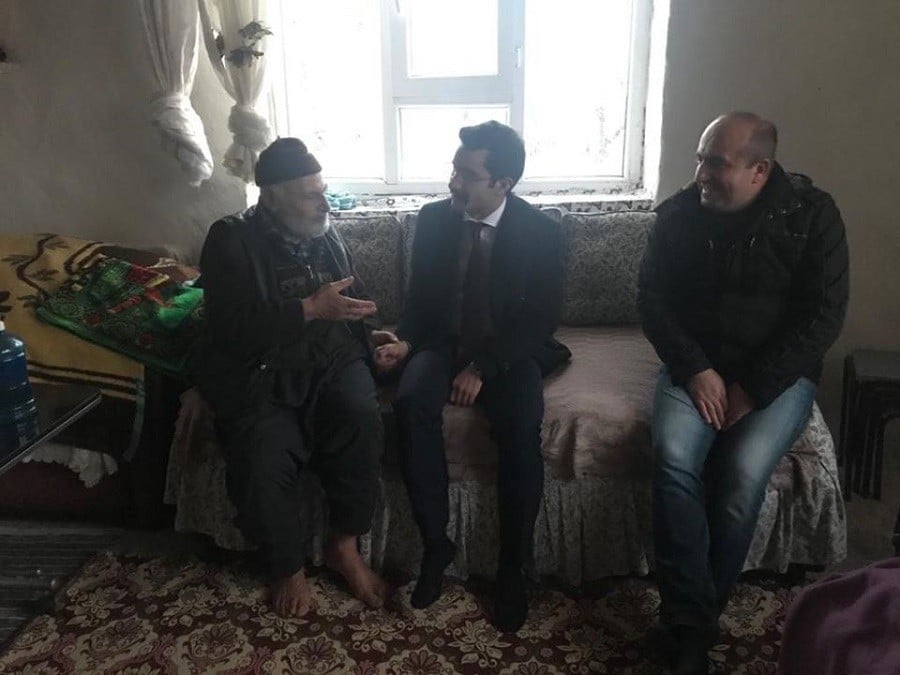 Fakir evleri ziyaret edildi 