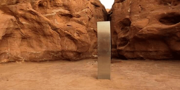 Farklı farklı yerlerde ortaya çıkıyordu! Bir monolitin sırrı çözüldü