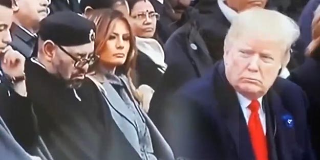 Fas Kralı uyuya kaldı, Trump çok sinirlendi