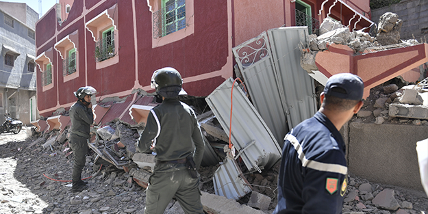 Fas'taki depremde son durum: 2012 ölü 2059 yaralı