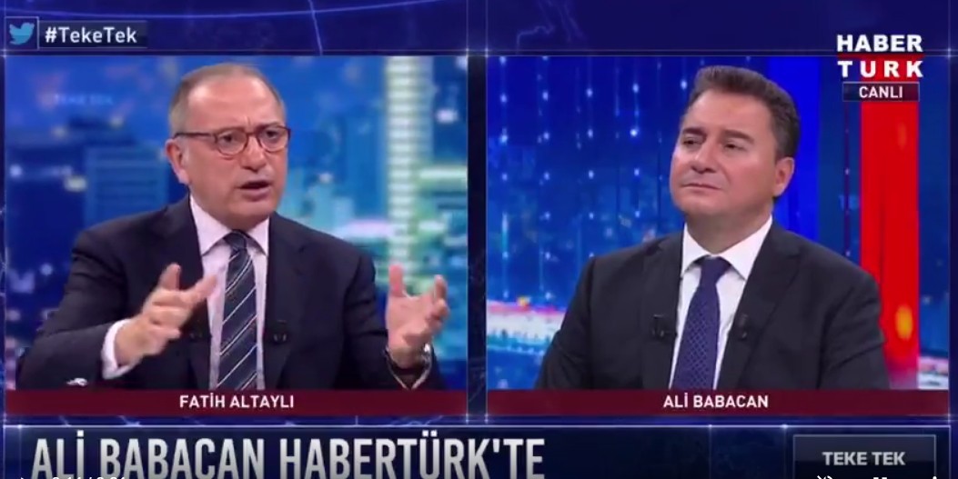 Fatih Altaylı'dan Ali Babacan'a olay yorum: Size parti lideri diyemeyeceğim çünkü...